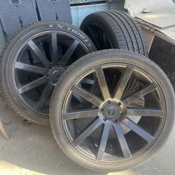 24 Inch Dub Baller Wheels