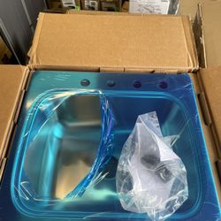 KOHLER Verse Stainless Steel 25 in. Single Bowl Drop-In Kitchen Sink 