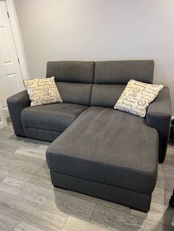 XL reclining love seat sofa with chase