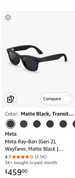 rayban meta gen 2 glossy black