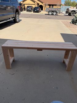 Handmade Wood Bench