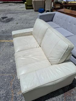 blue couch material