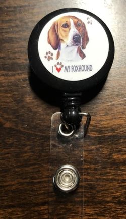 Foxhound badge reel