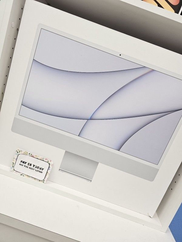 ๐ป Stunning Display- Apple iMac 24 inch M1 Chip - Take It Home for Just $5 Down! ๐ป