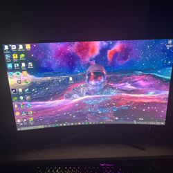 curved AOC monitor 