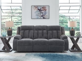 Observation Steel Power Reclining Sofa w/Drop Down Table