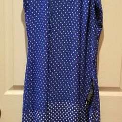 Blue Polka Dot Dress 18/20
