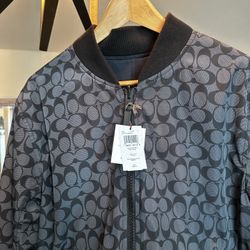 COACH Bomber Reversible Jacket Water Resistant