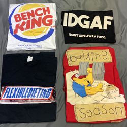 Bundle Gym (4) Shirts - READ DESCRIPTION