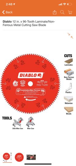 Diablo 12” 96 Teeth