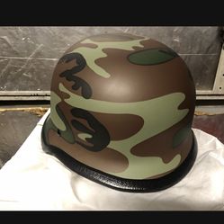 New Medium size German style Dot helmet camouflage
