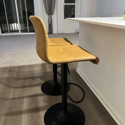 Bar Stool, Set of 2, Adjustable Height