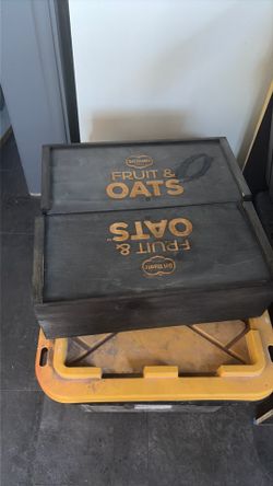 Two nice wood boxes