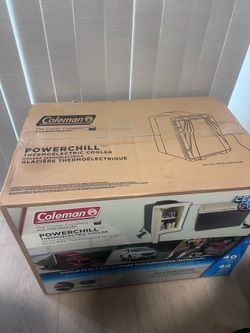 Coleman power chill cooler