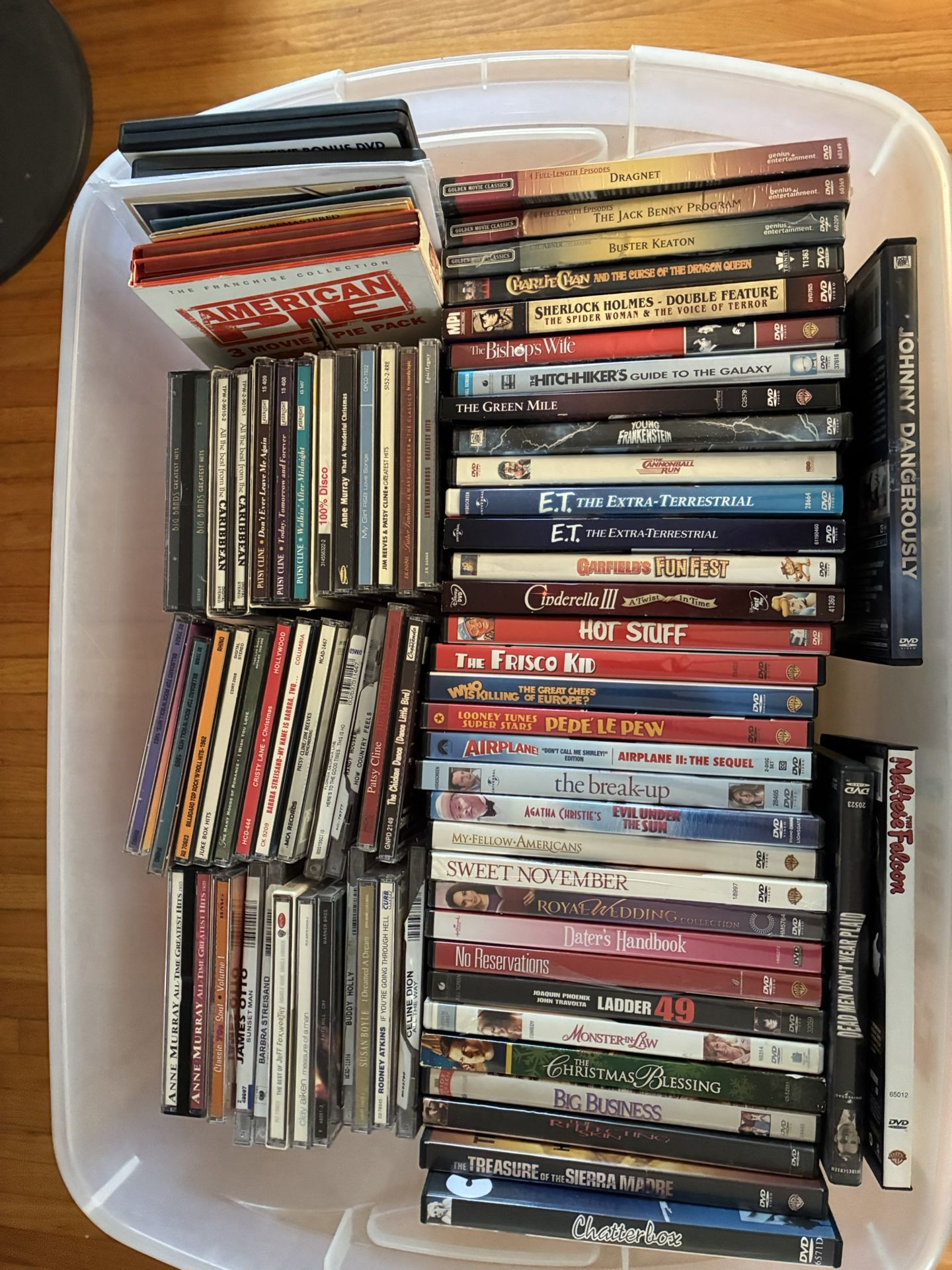 DVD’s, CD’s, Cassettes