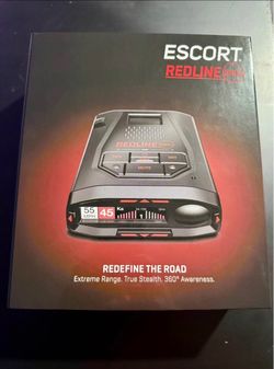 Escort Redline 360C brand new in box top of the line