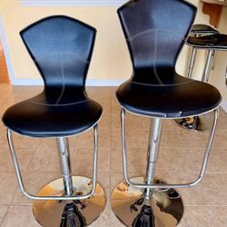 Set of 6 Modern Adjustable Bar Stools 