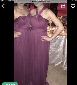 New David’s Bridal Dress (Wine Color)