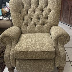 Recliner - cloth BEIGE