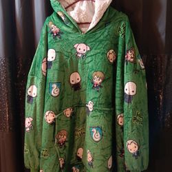 Oversized Adult Size Harry Potter Oodie Hooded Fleece Unisex 35" Wide 35" Long. Very Roomy