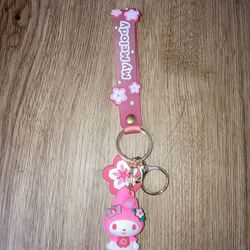 Sanrio My Melody Cherry Blossom Keychain