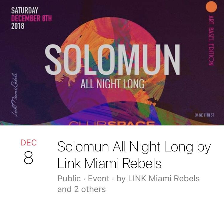 Space Anytime Pass - Solomun Art Basel