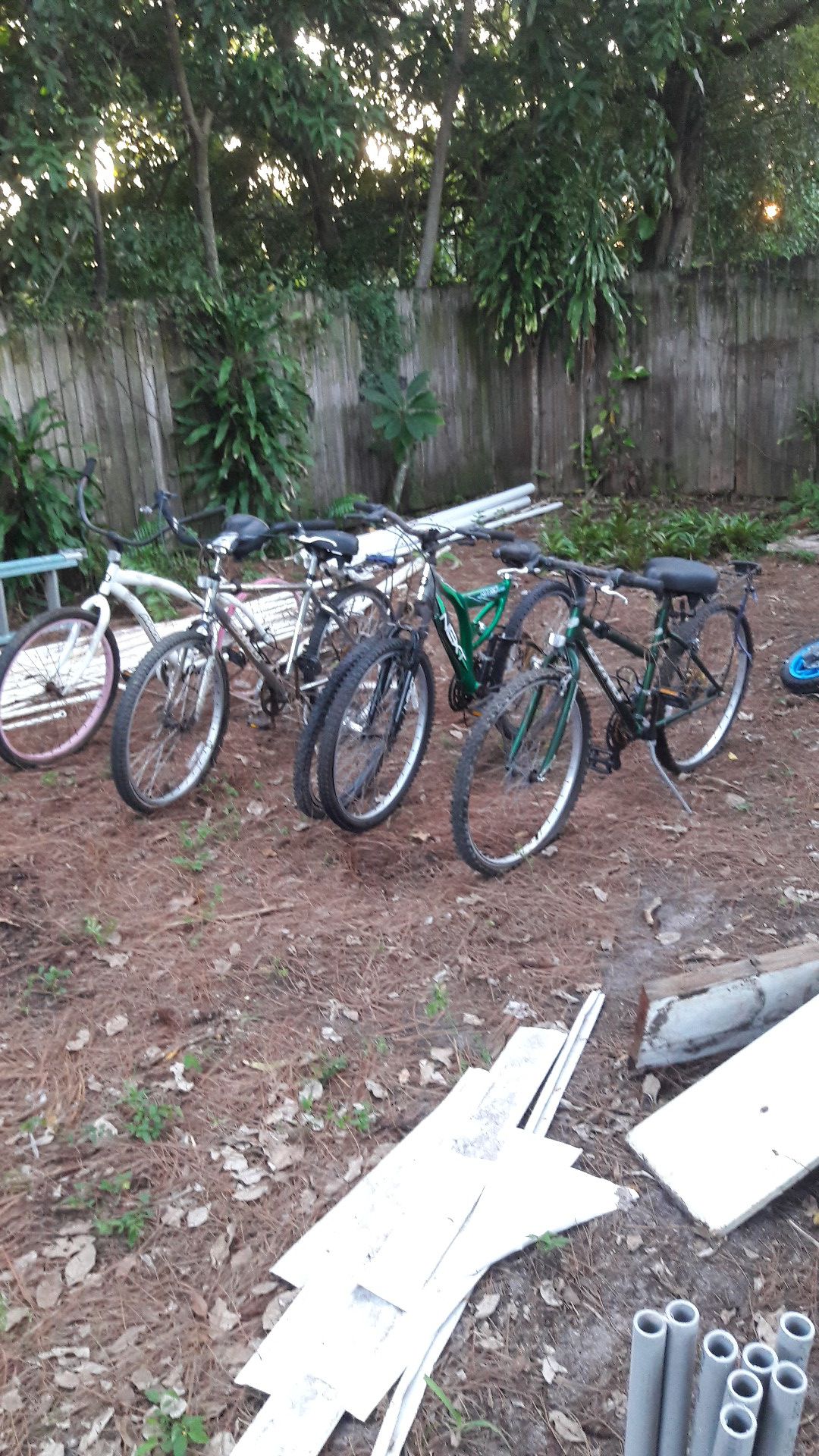 Four junk bicycles $20 all as is!!!
