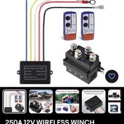 250A 12V WIRELESS WINCH SOLENOID RELAY