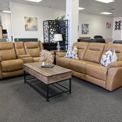 Top grain leather Sofa And Love Seat - 2 Color Options ✅ Financing Available - Bad or No Credit Accepted ✅ 