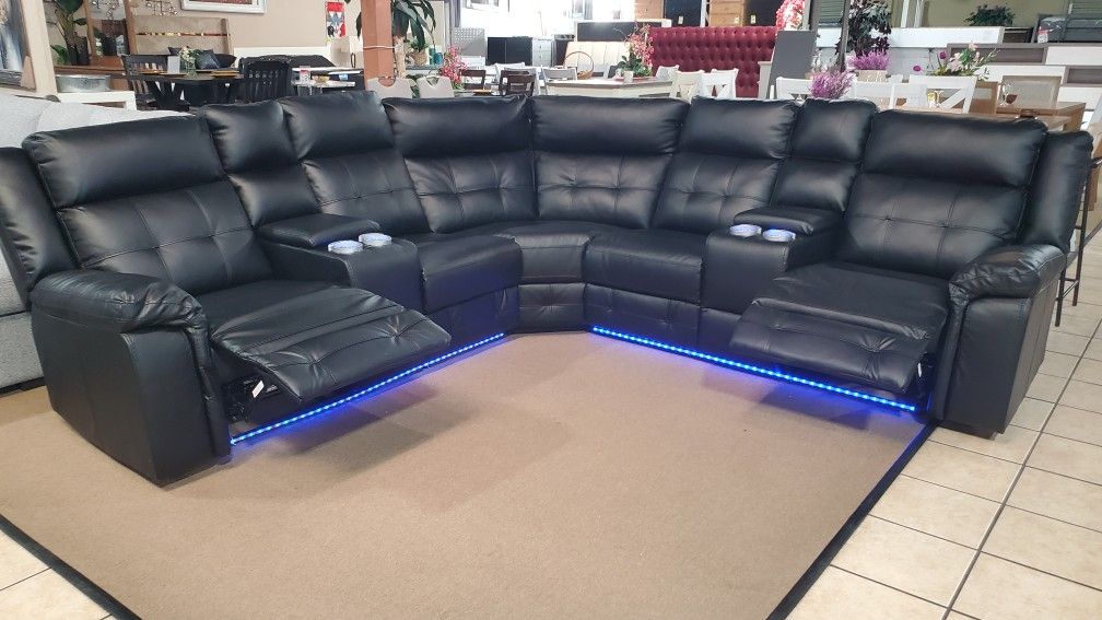 3pcs sectional power recliners