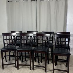 Counter Height Chairs / Bar Stools / Sillas Altas (8)