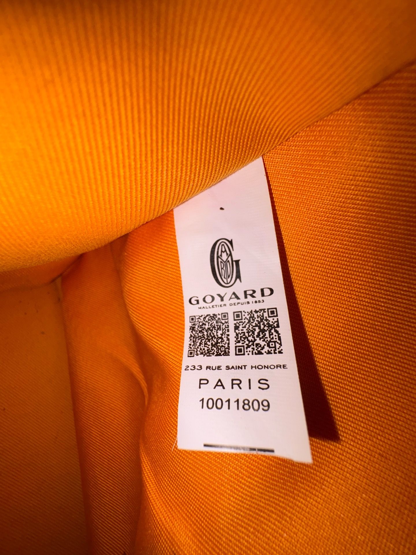 Men’s Goyard bag