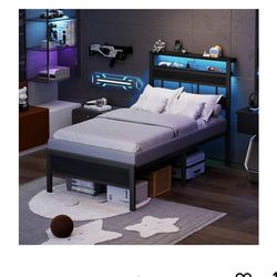 Bed and head board (twin) led light