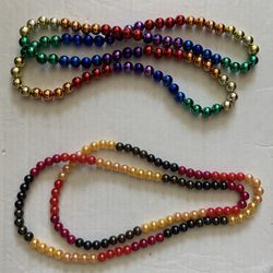 (2) - LGBTQ - Beaded Necklaces - (New)  Never Wore Them  $ 5 - Each