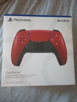 PS 5 red dual Sense controller