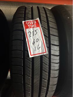 215/60/16 Michelin (1 Only) Like New $60.00