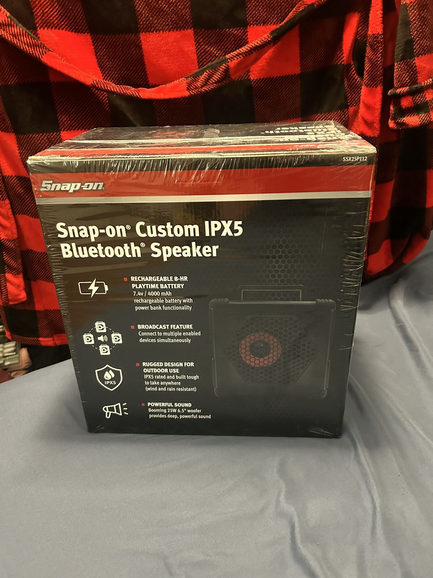 New!!! Snap-On IPX5 Bluetooth Speaker