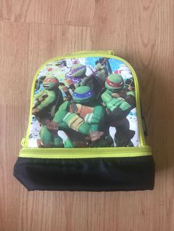 Ninja turtle lunch. Bag