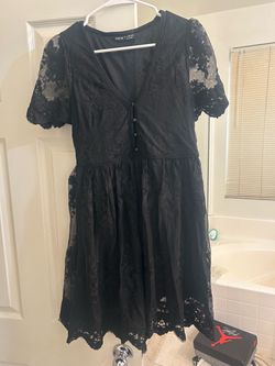 Black Lace Dress (new not faded)