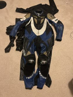 Leather race suit