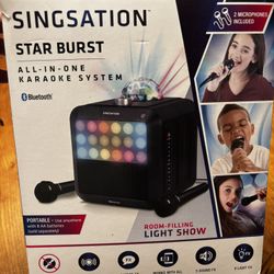 STAR BURST All-In-One Karaoke Party System with Bluetooth