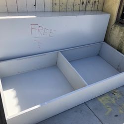 2 Scrap Metal Steel Shelves Free