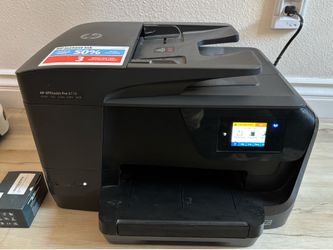 HP OfficeJet Pro 8710 All-in-One Wireless Printer Copy Scan Fax Exellent