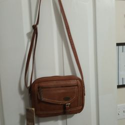 Brand New With Tags Brown Leather Purse