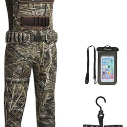 TIDEWE Hunting Waders for Women with 600G Insulated Waterproof Rubber Boots