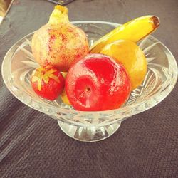 Glass Fruit Bowl
