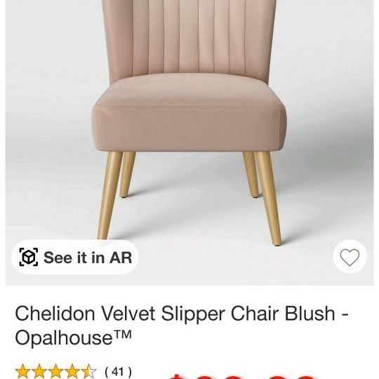Opalhouse chelidon velvet slipper chair outlet