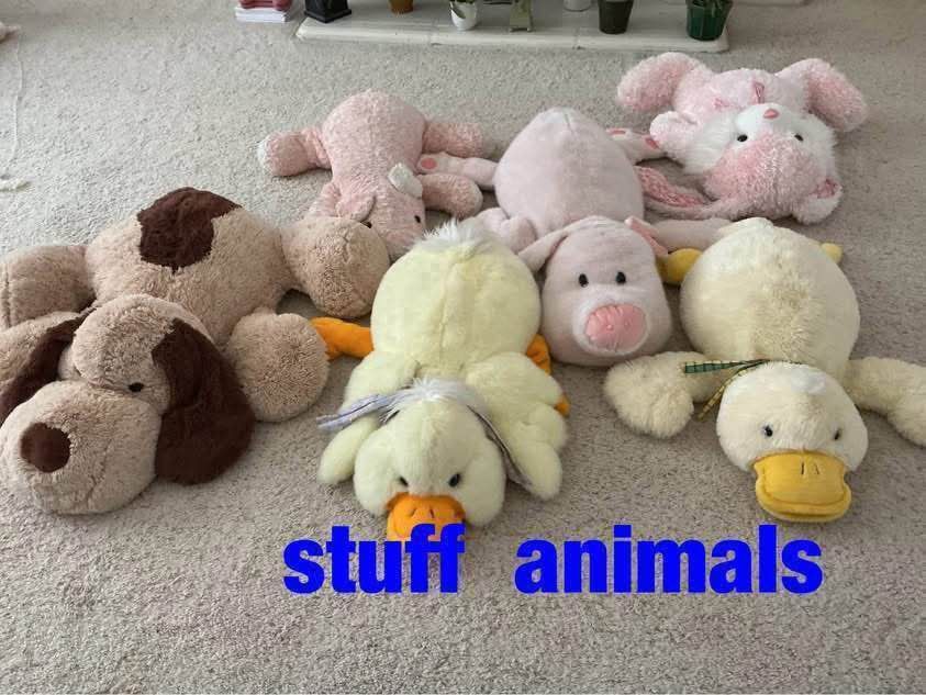 Stuff  animals  -  $10  each
