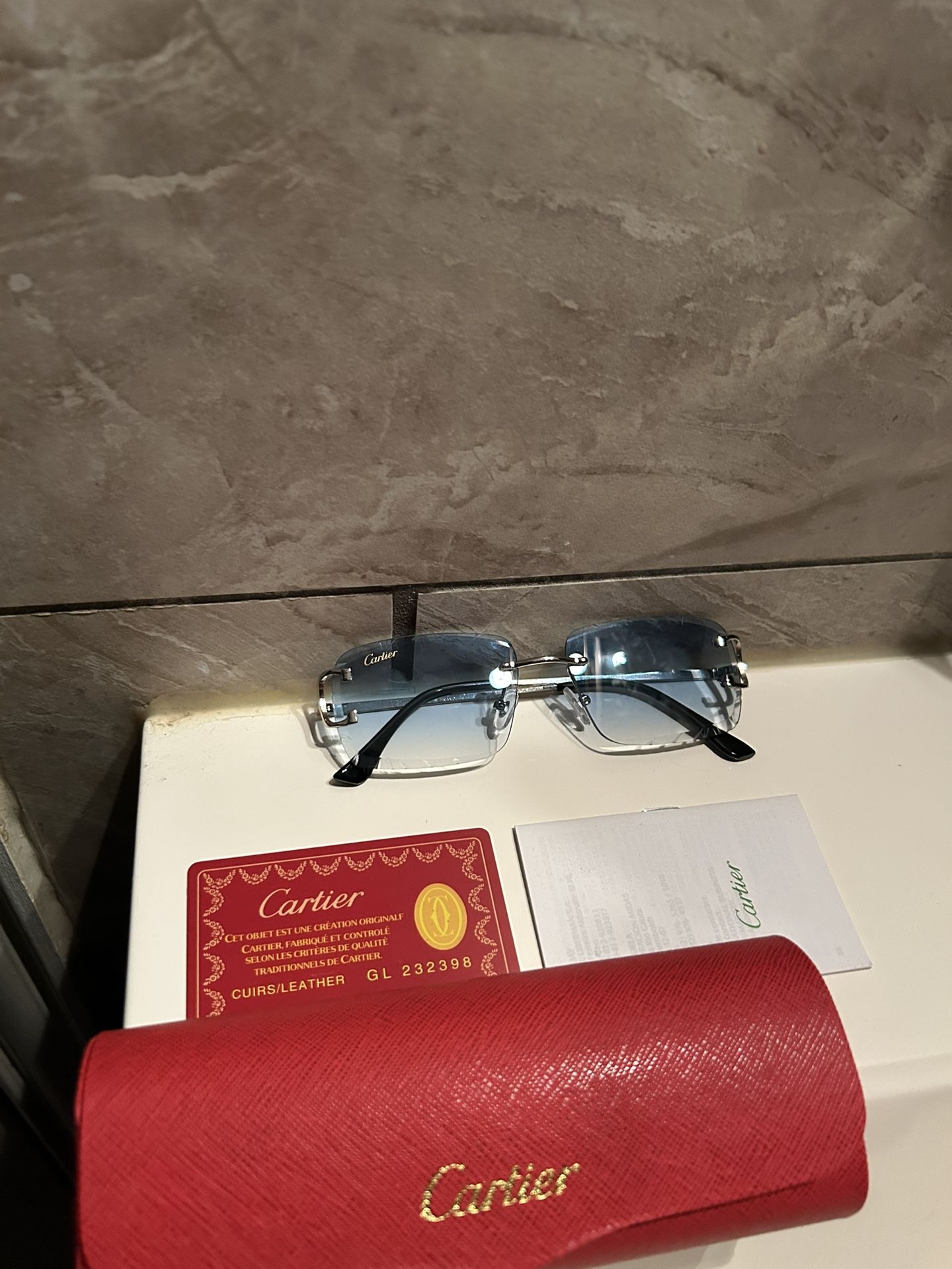 BABY BLUE cartier glasses