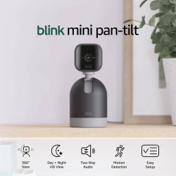 Blink Mini Pan-Tilt Camera, NEW!